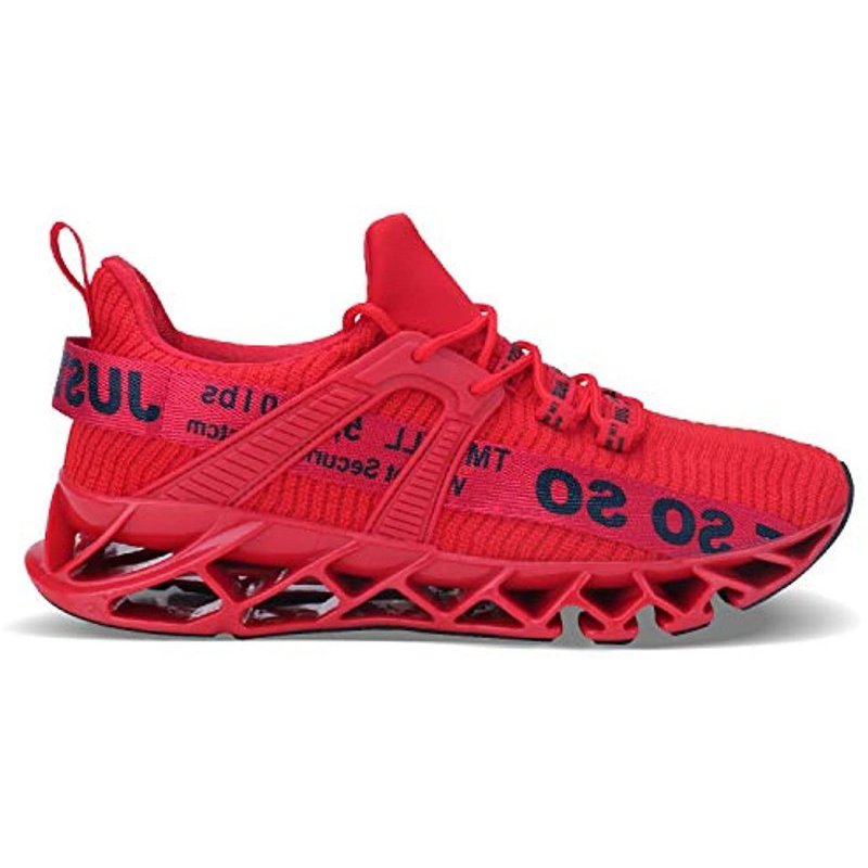 UMYOGO Mens Athletic Walking Blade Running Tennis Shoes Fashion Sneakers 1red1