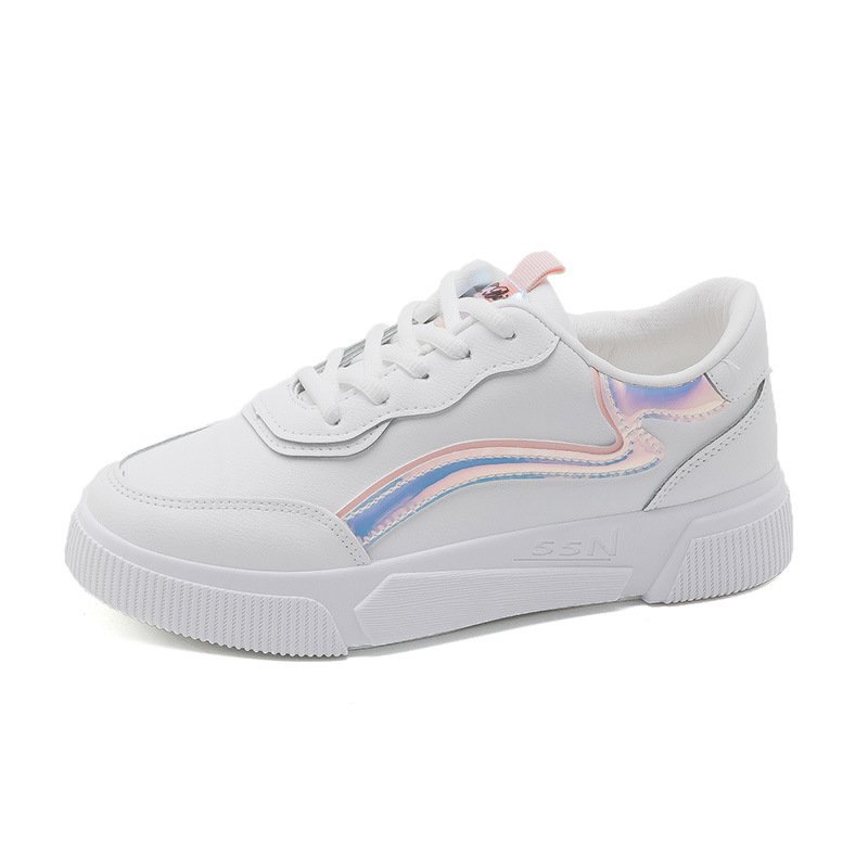 2021 summer and autumn new white shoes female flat-bottomed student running casual shoes female board shoes women's shoes