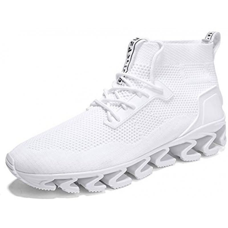 wanhee Men Sport Running Shoes Athletic Tennis Walking Sneakers White
